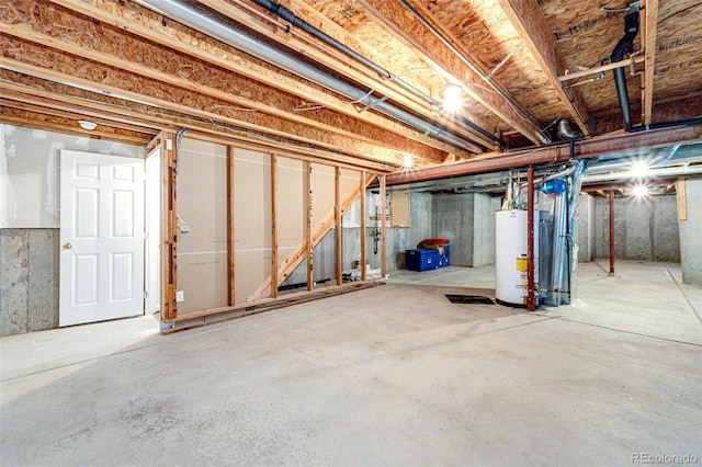 22026 Hill Gail Way, Parker, CO 80138 - unfinished below grade area featuring water heater