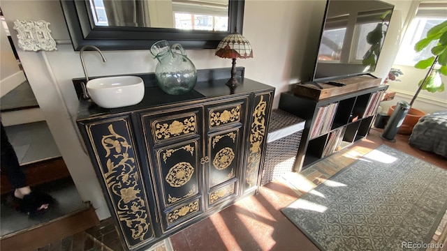 interior details with a sink