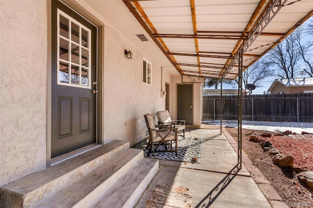 view of patio