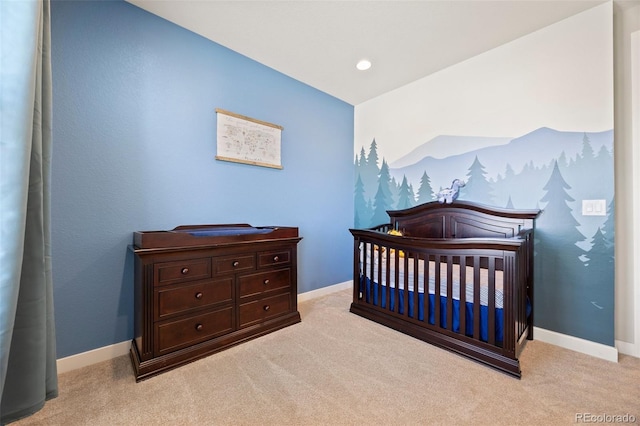 398 Midden Pl, Castle Rock, CO 80104 - bedroom with carpet flooring, a nursery area, and recessed lighting