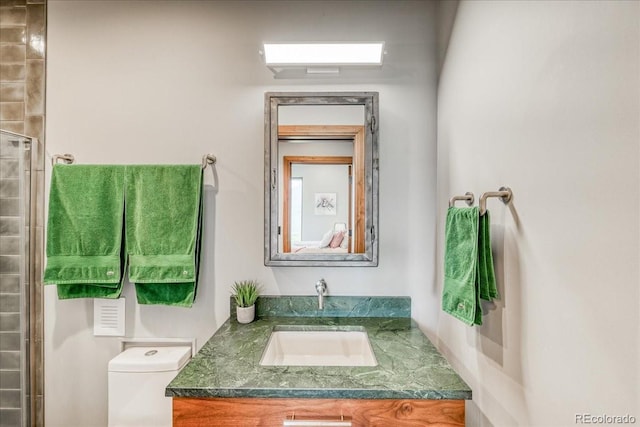 421 Z Rd, Silverthorne, CO 80498 - full bathroom featuring vanity and tiled shower