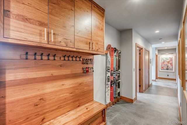 421 Z Rd, Silverthorne, CO 80498 - mudroom with recessed lighting and light colored carpet
