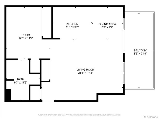 1438 Little Raven St Unit 201, Denver, CO 80202 - view of home floor plan