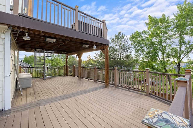 3087 Deer Creek Trl, Highlands Ranch, CO 80129 - view of wooden terrace