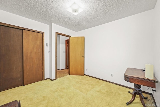 2169 Vigilante Ave, Bailey, CO 80421 - office area featuring carpet and a textured ceiling