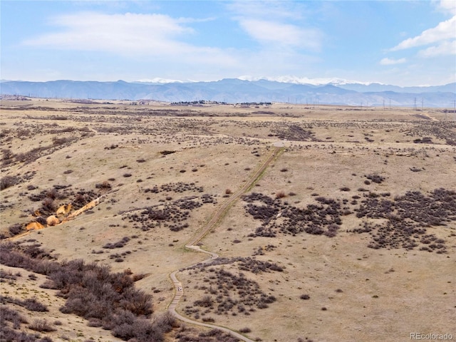 property view of mountains with view of desert