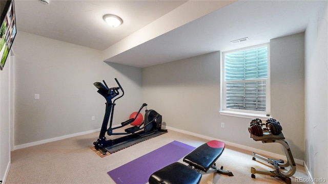 1426 S Pearl St, Denver, CO 80210 - workout area featuring carpet