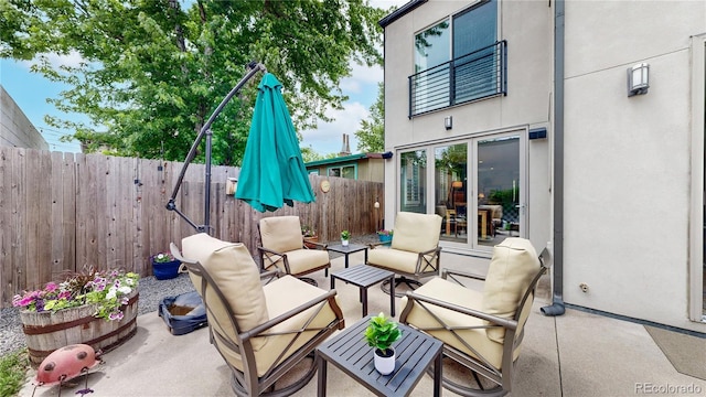 1426 S Pearl St, Denver, CO 80210 - view of patio with outdoor lounge area