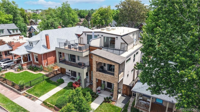 1426 S Pearl St, Denver, CO 80210 - drone / aerial view