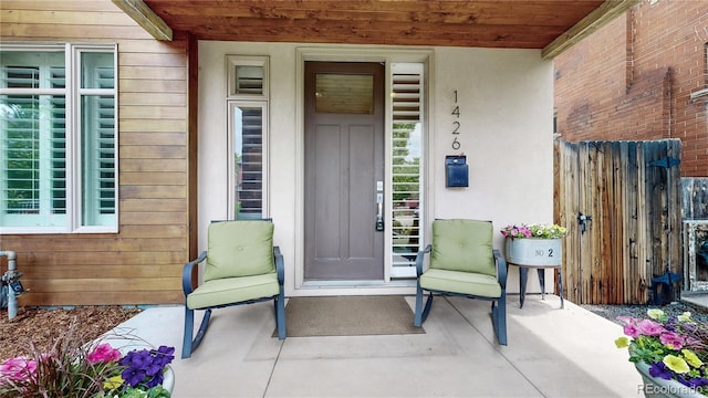 1426 S Pearl St, Denver, CO 80210 - entrance to property with stucco siding