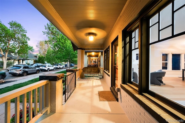 view of patio / terrace featuring a porch