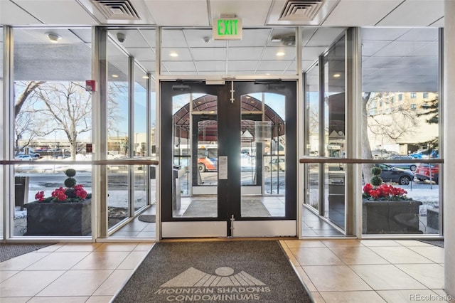 view of community lobby