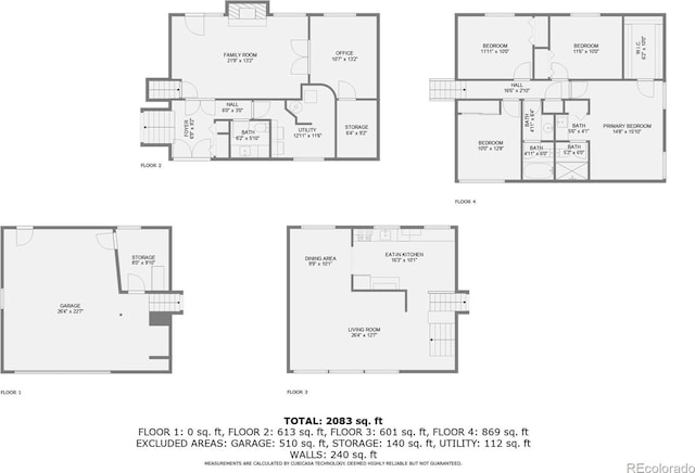 3752 S Helena Way, Aurora, CO 80013 - view of property floor plan
