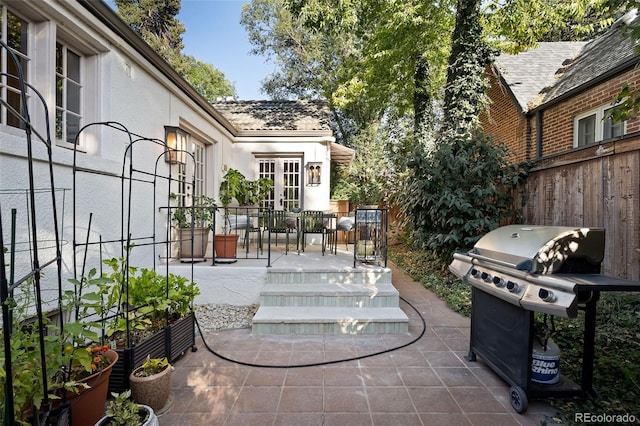 view of patio / terrace with grilling area