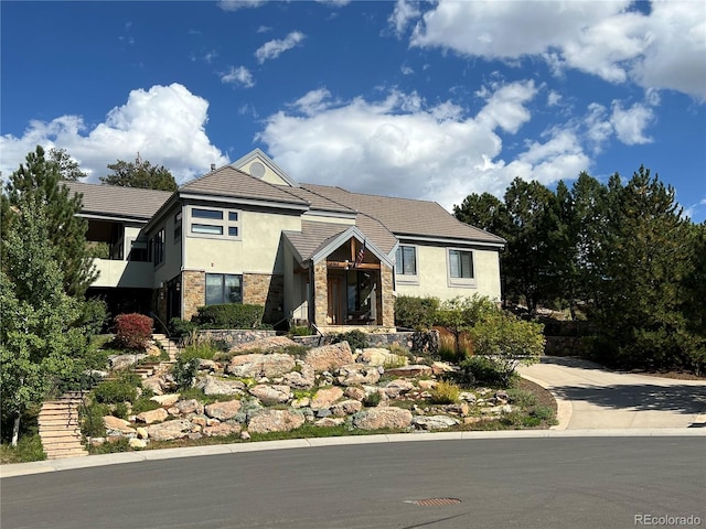 view of front of home