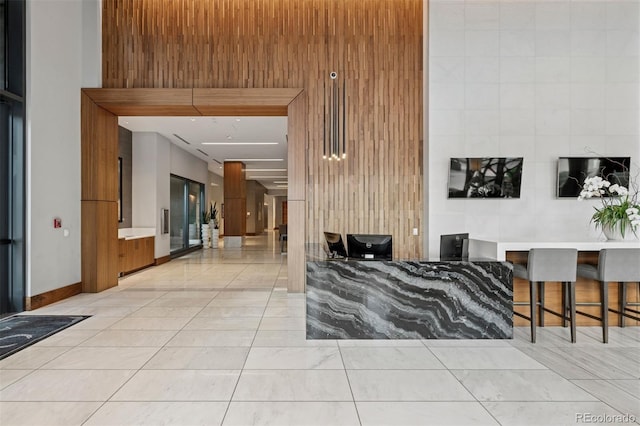 155 Steele St Unit 418, Denver, CO 80206 - building lobby with a high ceiling
