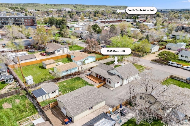 1055 Quartz St, Golden, CO 80401 - aerial view of residential area