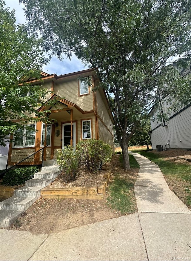 view of front of home featuring a porch