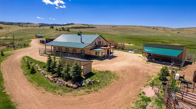 1120 County Road 322, Westcliffe, CO 81252 - aerial view of sparsely populated area