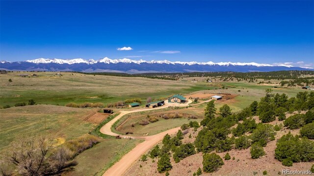 1120 County Road 322, Westcliffe, CO 81252 - view of rural area featuring a mountainous background