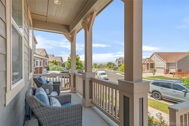9904 Quintero St, Commerce City, CO 80022 - covered porch featuring a residential view