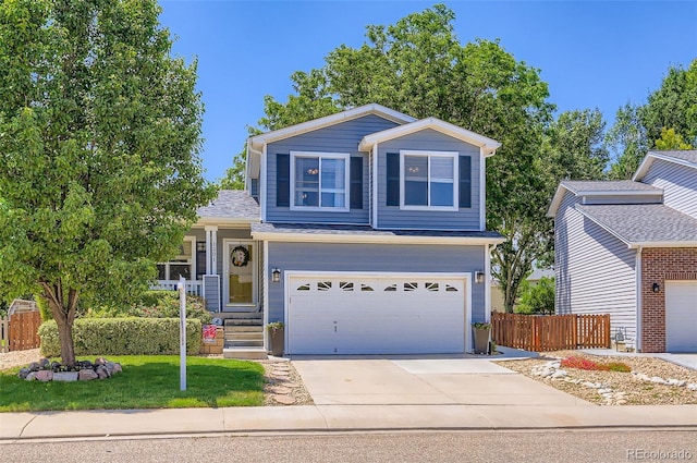 1201 Trout Creek Cir, Longmont, CO 80504 - tri-level home featuring driveway and a garage