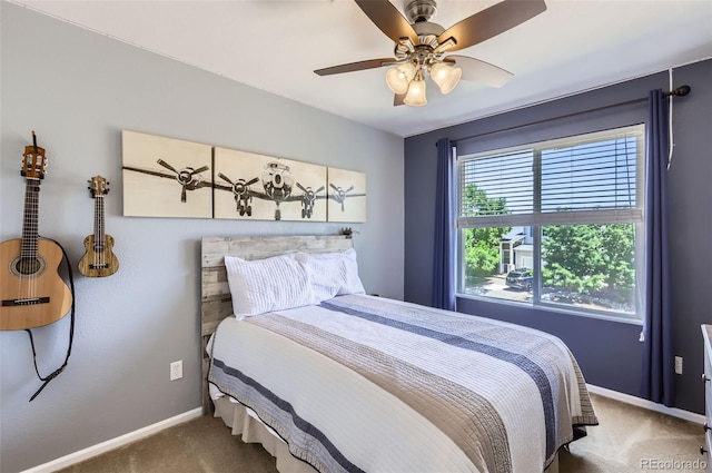 1201 Trout Creek Cir, Longmont, CO 80504 - bedroom featuring carpet floors and ceiling fan