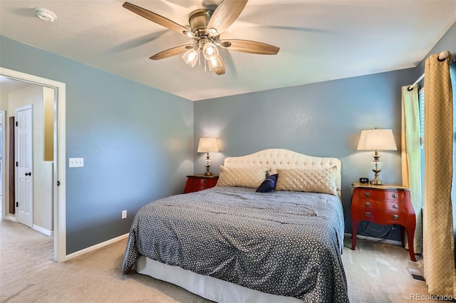 1201 Trout Creek Cir, Longmont, CO 80504 - carpeted bedroom featuring baseboards and ceiling fan