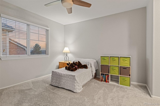 1609 S Catawba Cir, Aurora, CO 80018 - carpeted bedroom featuring baseboards and ceiling fan