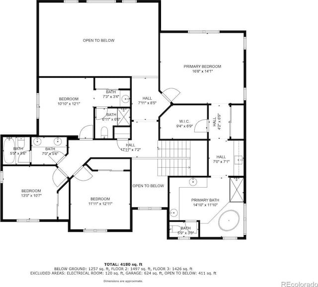 1609 S Catawba Cir, Aurora, CO 80018 - view of room layout