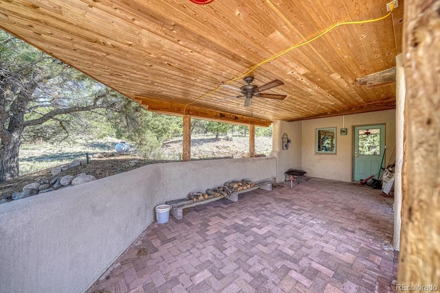 11855 County Road 251a, Salida, CO 81201 - view of patio / terrace featuring a ceiling fan