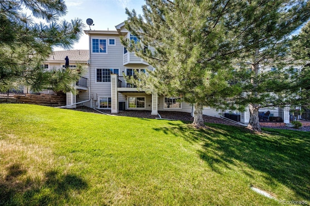 view of rear view of property