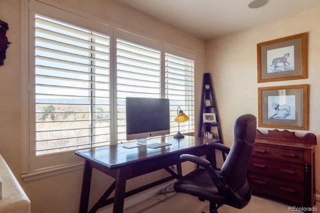 9531 Desert Willow Way, Highlands Ranch, CO 80129 - office featuring healthy amount of natural light and carpet flooring