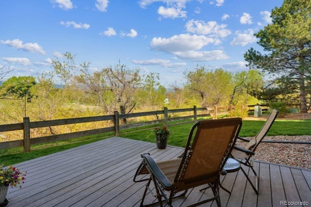 9531 Desert Willow Way, Highlands Ranch, CO 80129 - view of wooden deck