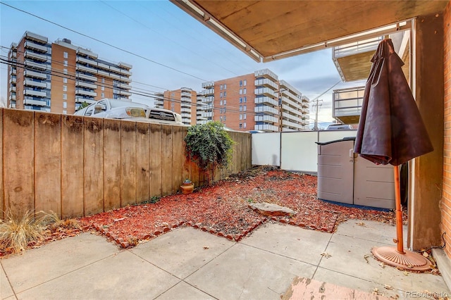 view of patio