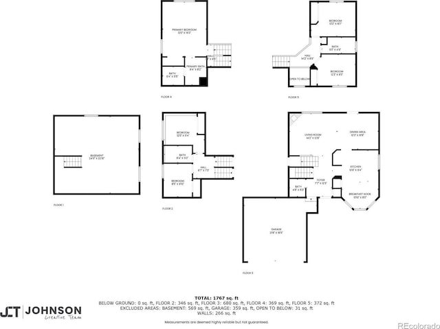 11100 Callaway Ct, Parker, CO 80138 - view of property floor plan