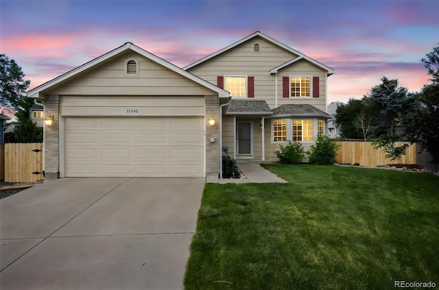 11100 Callaway Ct, Parker, CO 80138 - traditional home with driveway and an attached garage