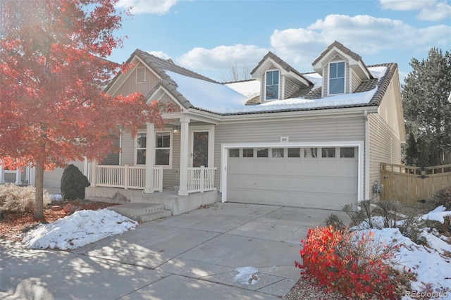 view of front of house featuring a porch