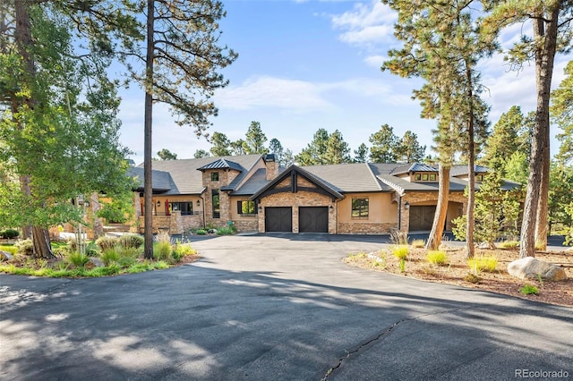 craftsman-style home featuring a garage