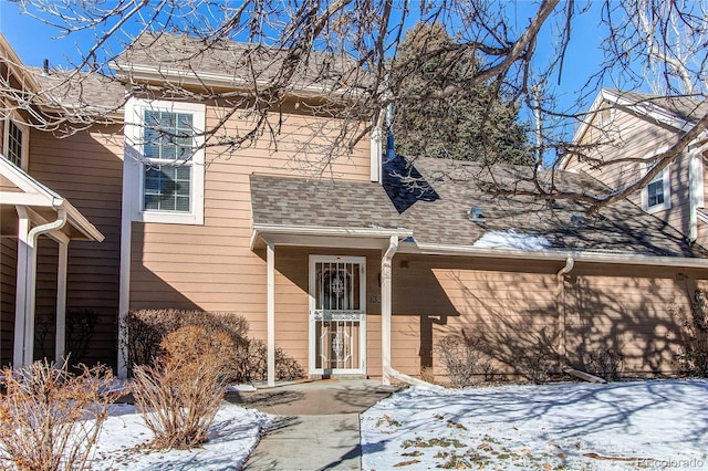 view of front of home