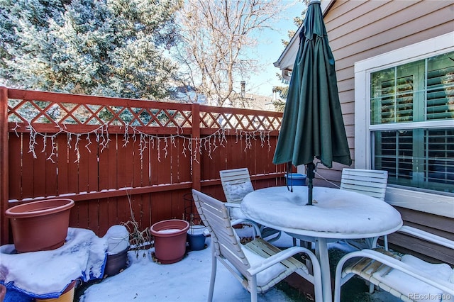 view of patio