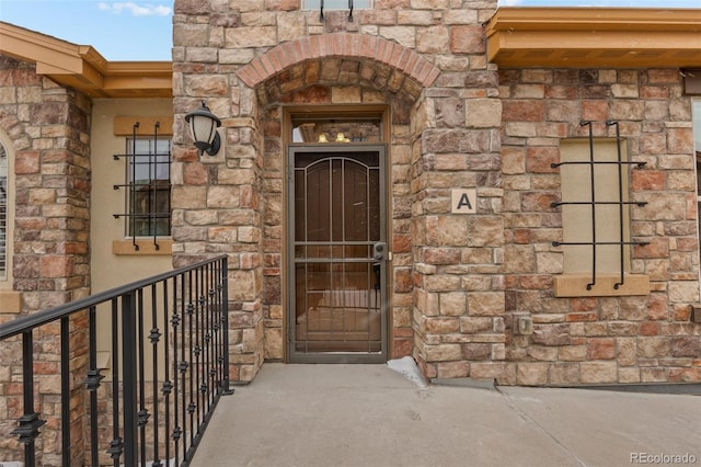 view of entrance to property