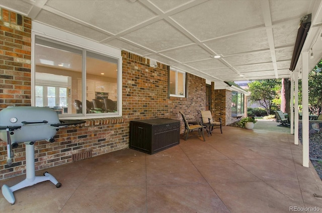 view of patio / terrace with grilling area