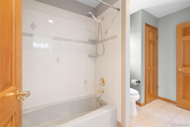 1680 Elk View Rd, Larkspur, CO 80118 - full bath featuring shower / tub combination and tile patterned flooring