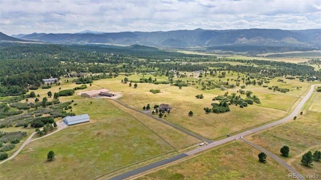 1680 Elk View Rd, Larkspur, CO 80118 - overview of rural landscape with mountains