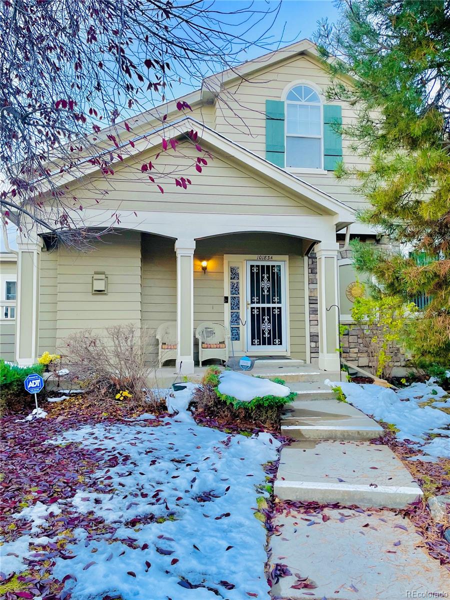 view of front of home with a porch