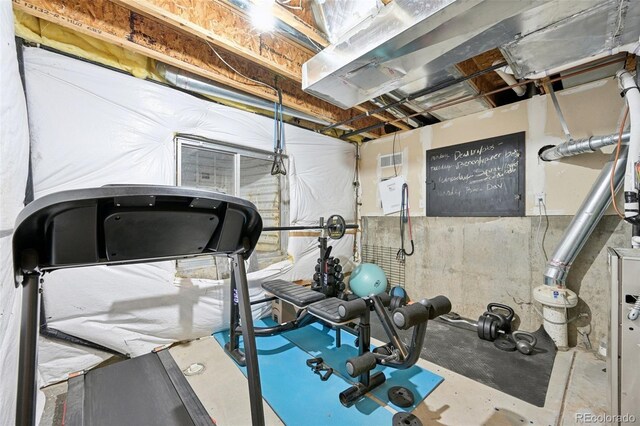 view of workout room