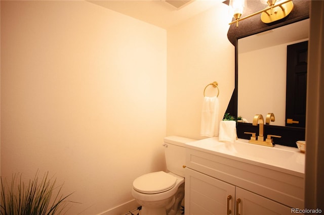 1552 S Fairplay Way, Aurora, CO 80012 - half bath featuring toilet and vanity