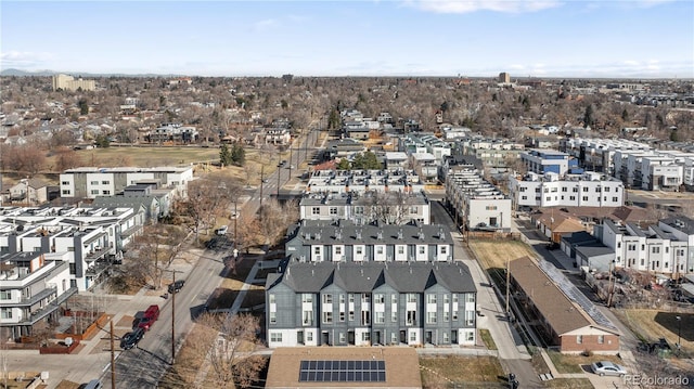 aerial view of property's location