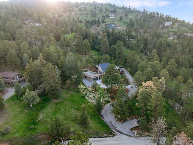 1298 Meadow View Dr, Evergreen, CO 80439 - view of property location with a heavily wooded area